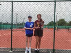 U14 Girls Winner Marzanna Mantaj, Runner Up Margaret Menton