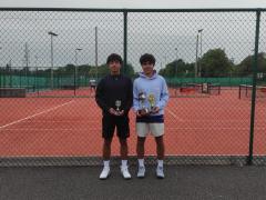 U18 Boys Winner César Leal, Runner Up Andrés Leal